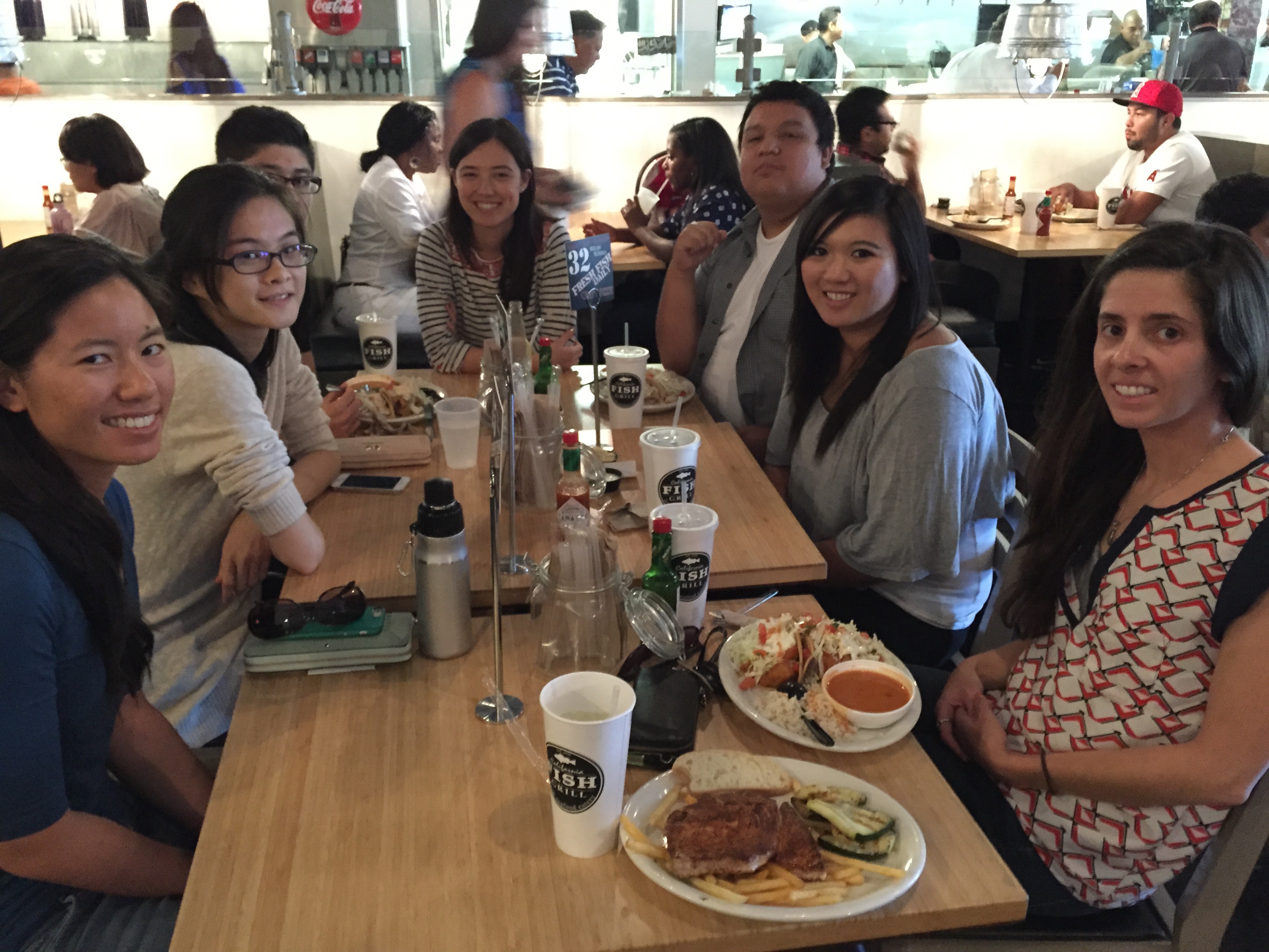 Luis' good-bye lunch @ California Fish Grill!